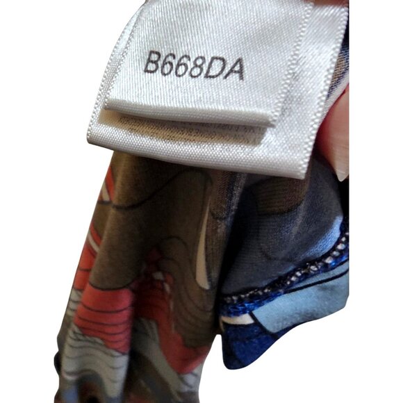 BCBG Max Azria XS Multicolor Geometric Print Sleeveless Dress - Picture 6 of 9